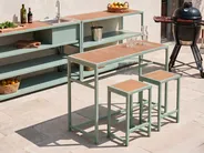 Garten Bartisch AVETRANA 150 cm 50 cm Hellgrün_1079331