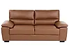 Sofa 3-Sitzer VOGAR Kunstleder Goldbraun