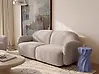 Sofa 2-Sitzer JULE Bouclé Beige