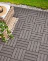 Terrassenfliesen ATESSA Holz- Plastik- Verbundstoffe (WPC) Grau