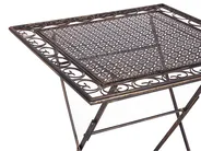 Bistro Set klappbar BORMIO Metall Schwarz_806707