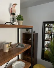Regal mit 4 Ebenen BRISBANE 160 cm Dunkelbraun_868412