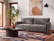 Bank 3-zits SKARO Chenille Taupe_1156588