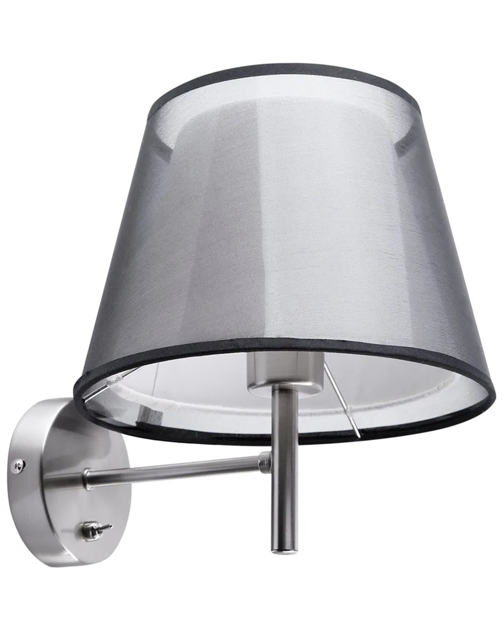 Wandlampe Deckenlampe COLUMBIA Metall Silber