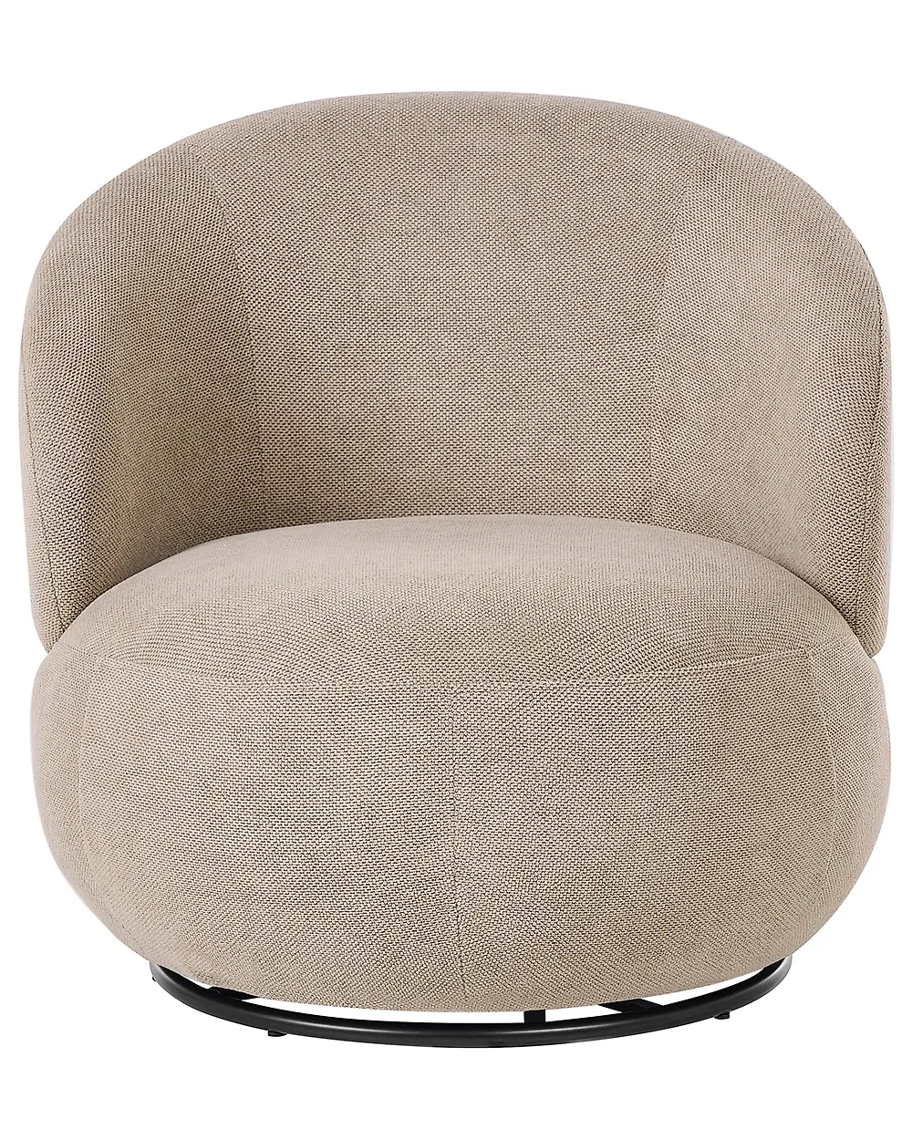 Swivel Armchair VAMMALA Taupe_1164572