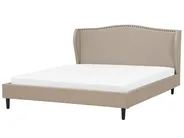 Bett mit Lattenrost Stoff COLMAR 180 x 200 cm Sandbeige_675912