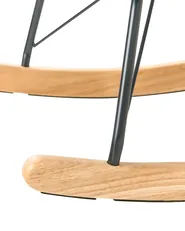 Schaukelsessel ELLAN Samtstoff Beige_822918