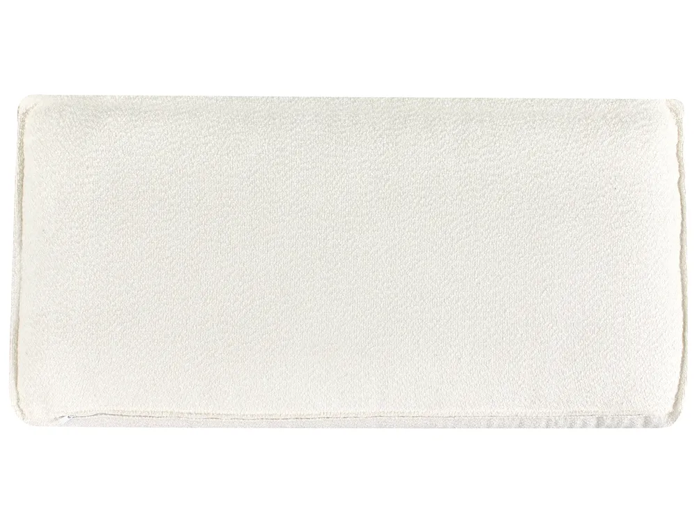 Ottomane RENDERS Bouclé Cremeweiß_988580