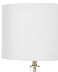 Tischlampe OKARI Glas Weiß_823048