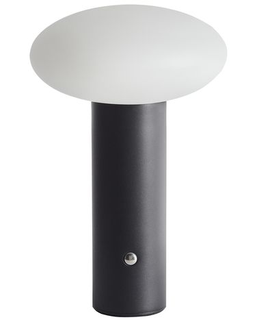 Kabellose LED Tischlampe BUAYAN mit Dimmer Metall Schwarz | Beliani.de