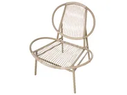 Bistro Set OVARO Polyrattan Beige_1026891