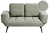 Schlafsofa 2-Sitzer BREKKE Bouclé Grün