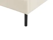 Bed Velvet ARETTE 160 x 200 cm (EU King Size) Light Beige_875244