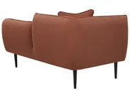 Linksseitige Chaiselongue CHEVANNES Bouclé Dunkelrot_942268