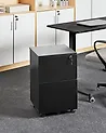 Büroschrank JOHNSON Schwarz