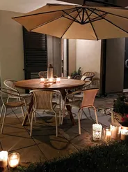 Ampelschirm 300 cm RAVENNA Hellbeige_811702