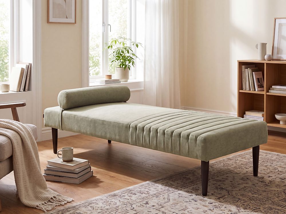Chaise Longue MAURIAC Fabric Green