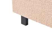 Bett mit Lattenrost Bouclé ALBI 160 x 200 cm Beige_964365
