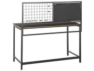 Office Desk with Memo Board VINCE 118 cm 60 cm Black_821446