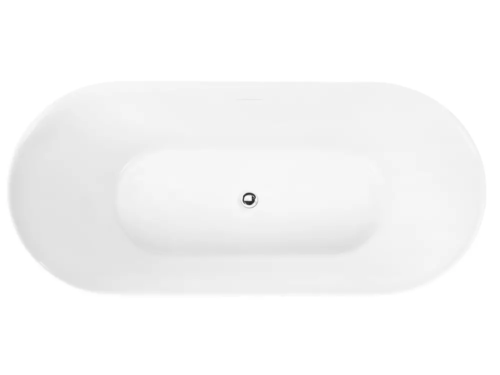 Freistehende Badewanne CEDROS 170 x 75 cm Weiß_1071306