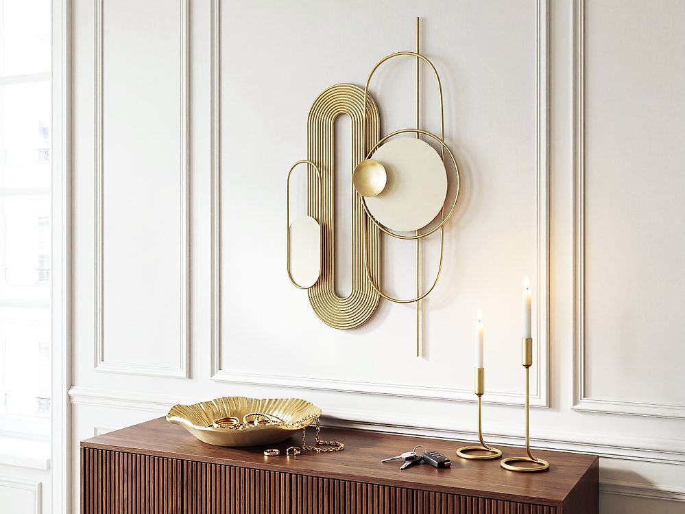 Décoration murale VESDUM 92 cm Doré