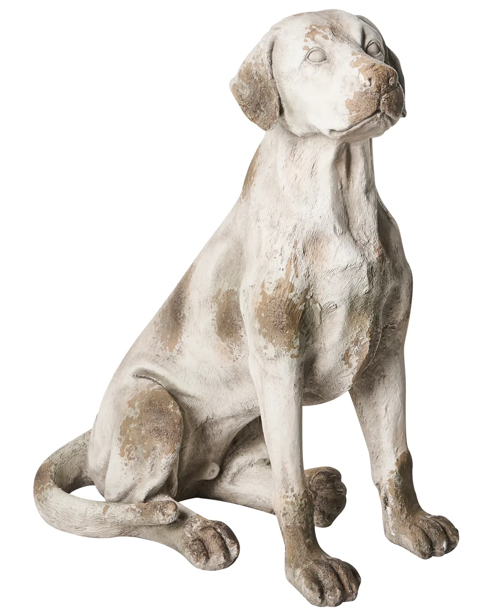 Gartenskulptur CETONA Hund Beige