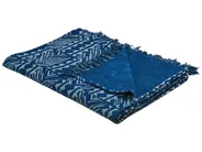 Kuscheldecke SHIVPURI Baumwolle 130 x 180 cm Blau_829403