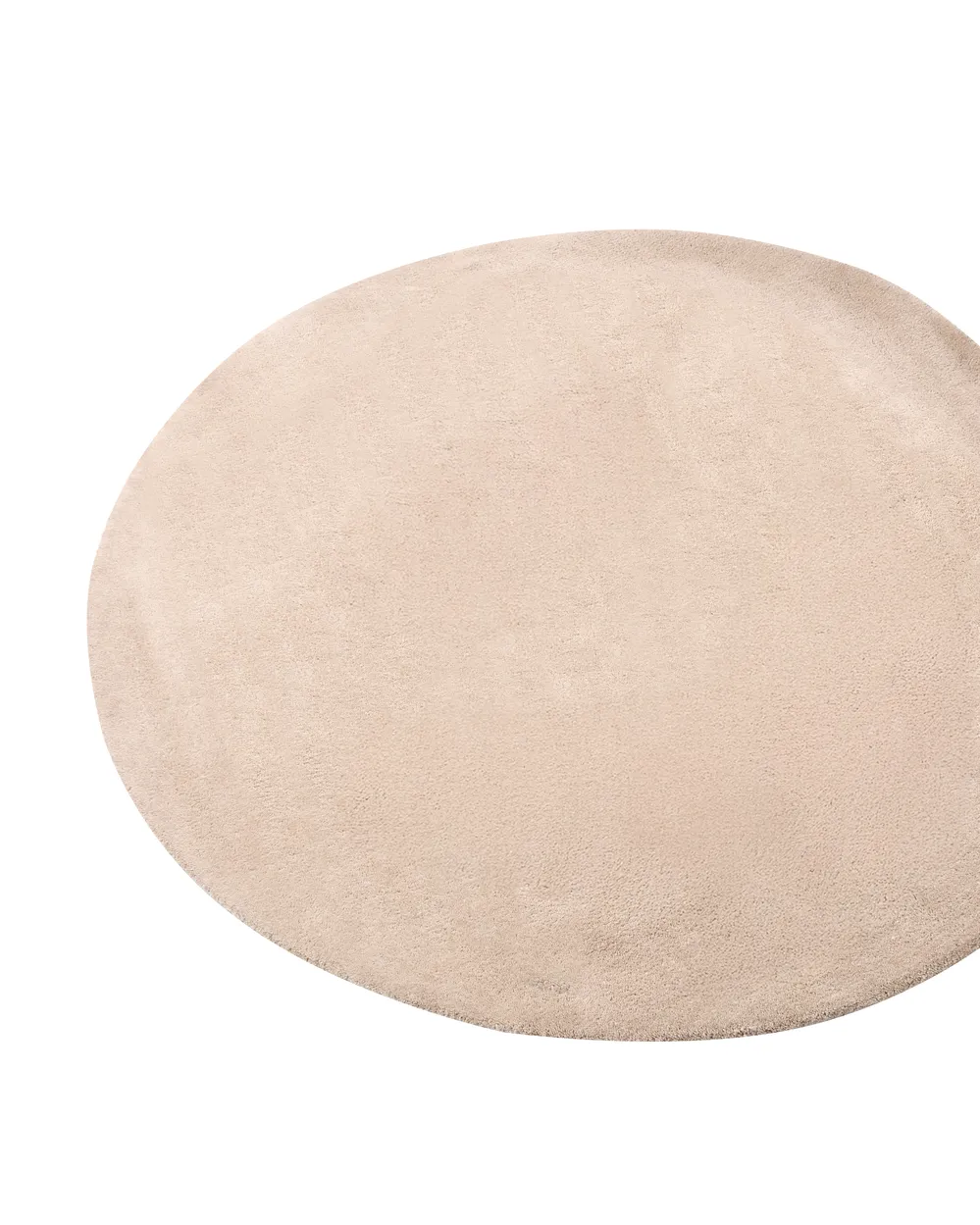 Rug VASCO Beige ø 140 cm Wool_1068713