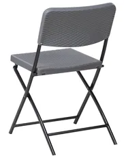 Bistro Set Folding TRAPPETO Grey_1033314