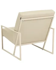 Sessel DELARY Kunstleder Beige_1085000