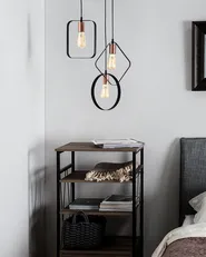 Pendant Lamp VOMANO Metal Black_684688