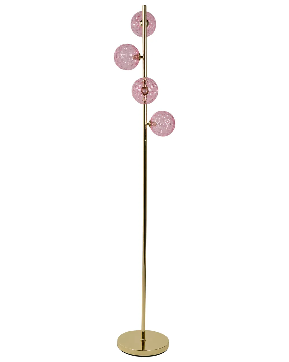 Stehlampe ANADYR Glas Rosa