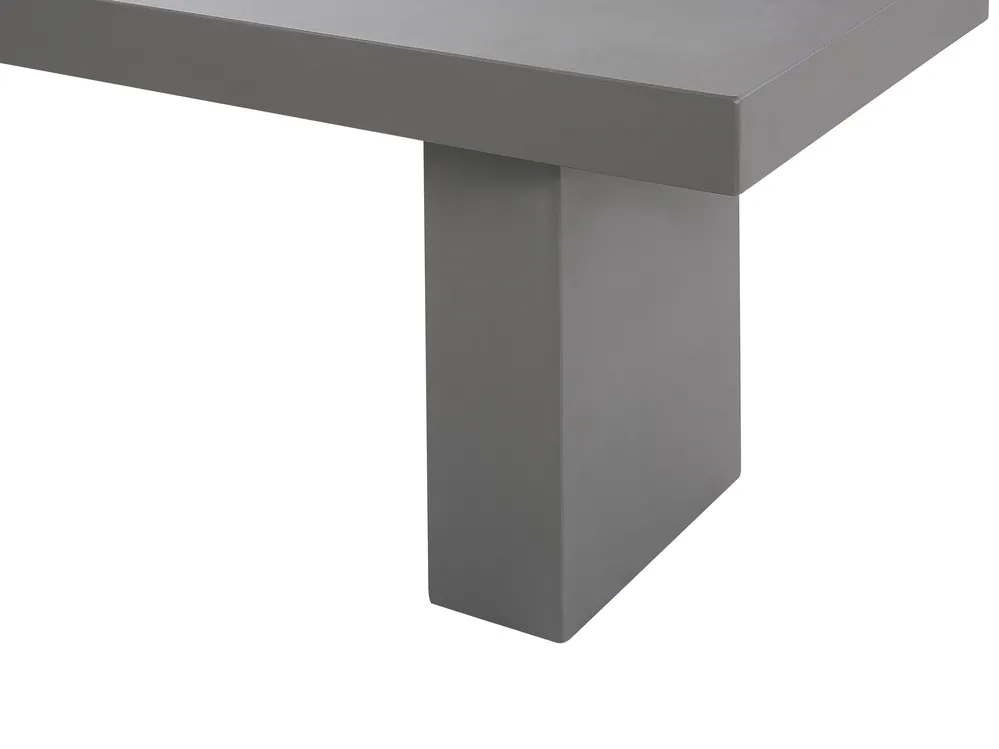 Garden Bench TARANTO 150 cm Concrete Grey_775857