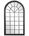 Wandspiegel TREVOL 77 cm 130 cm Metall Schwarz
