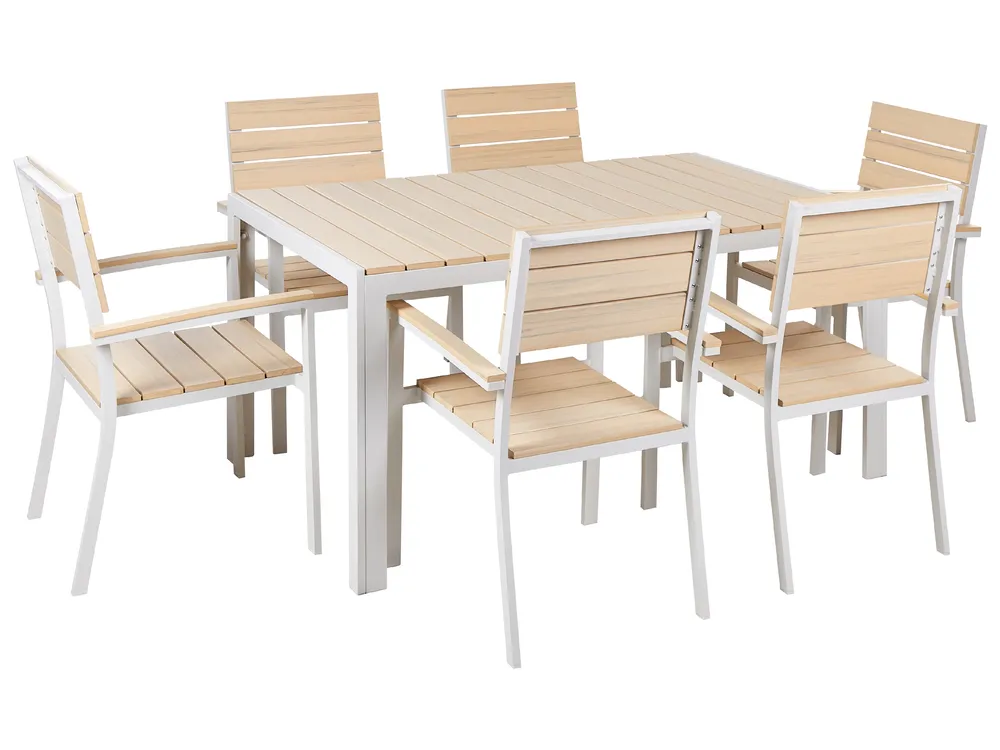 Gartenmöbel Set 6-Sitzer COMO Beige