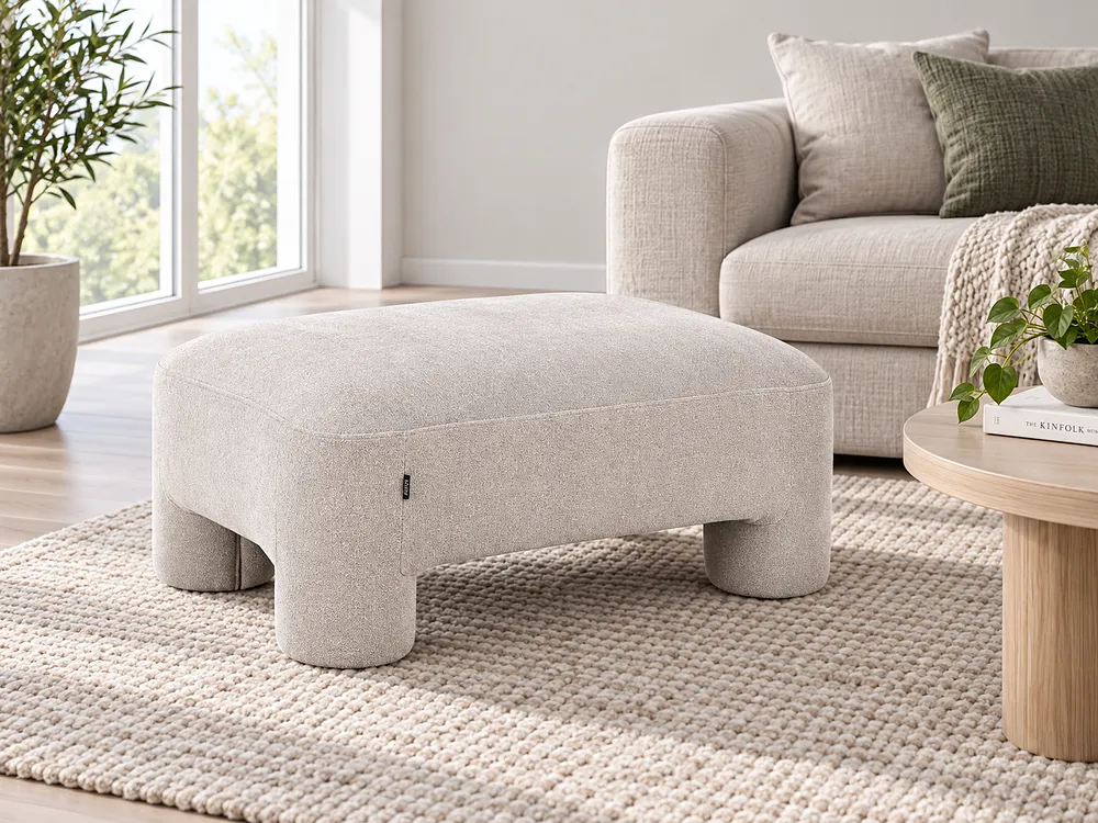 Ottomane HOGBO Stoff Beige_1175248