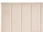 Bett mit Schubladen LONZAC Samtstoff Beige 180 x 200 cm_1014720