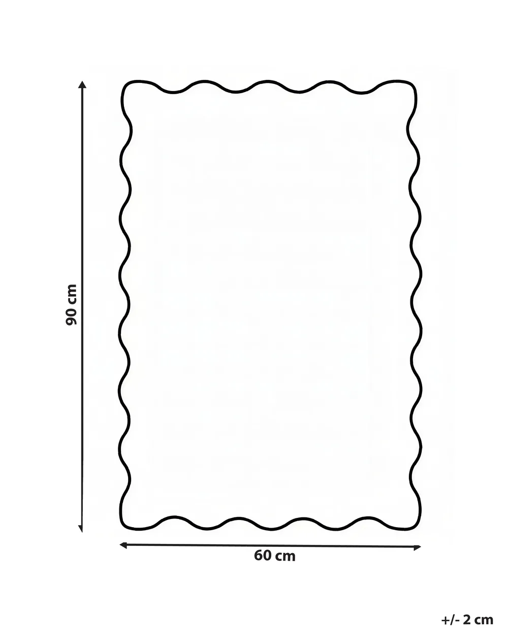 Badematte NANGAL Grau / Beige 60 x 90 cm Baumwolle_1025925