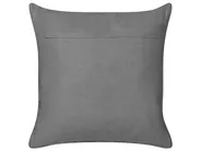 Set of 2 Decorative Cushions CONSTYLIS 45 x 45 cm Cotton Dark Grey Solid_914026