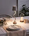 Wireless LED Table Lamp VOUGA with Dimmer Metal Beige
