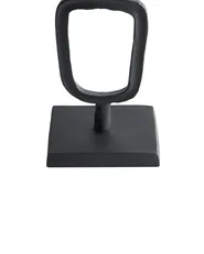 Kerzenständer 2er Set SIPANJE 35/48 cm Metall Schwarz_1013041