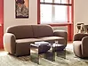 Sofa 2-Sitzer JULE Stoff Braun