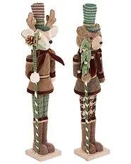 Set od 2 dekorativne figurice ALATORNIO 62/63 cm Medvjed Subota Smeđi_1156810