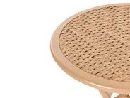 Bistro Set FERLA Polyrattan Hellbraun_1079366