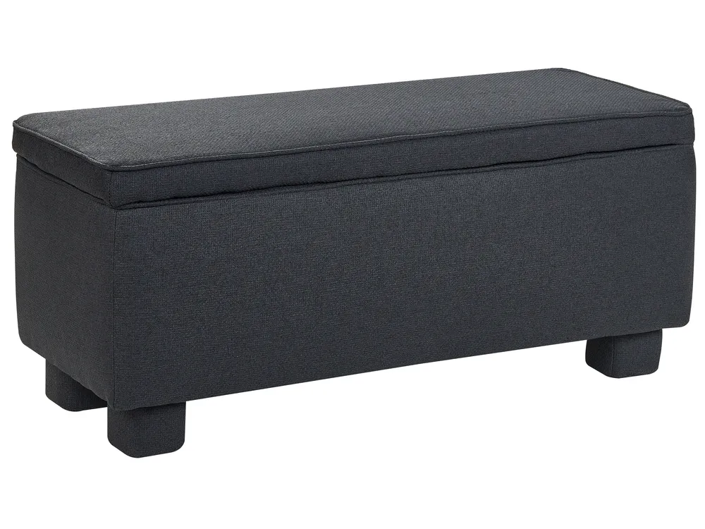 Polsterbank mit Stauraum ITHACA Stoff Schwarz