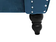 Sofa 2-Sitzer SKIEN II Samtstoff Marineblau_1161561