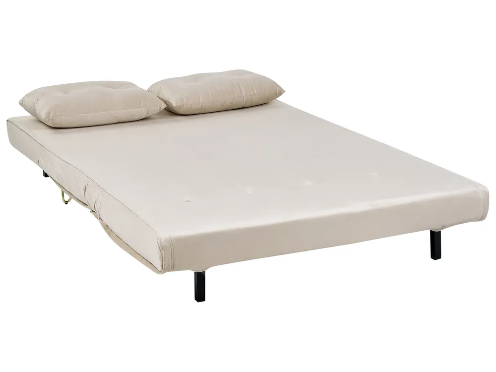 Sofa Set 3-Sitzer VESTFOLD Samtstoff Beige_851617