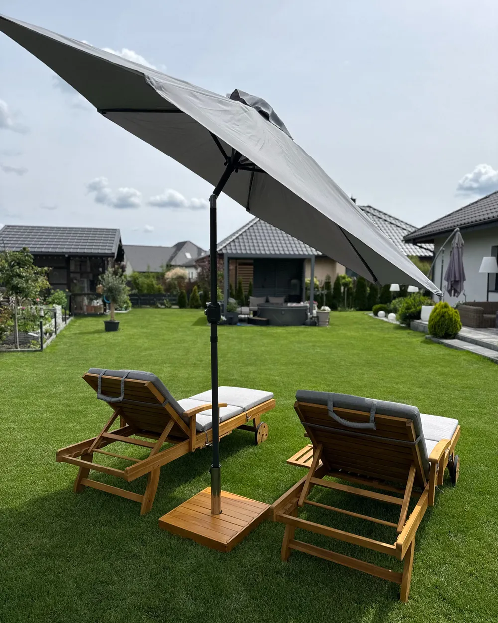 Parasol Base CRECCHIO Square Brown 24 kg_1114713