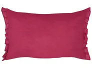 Dekokissen 2er Set SASSAFRAS 30 x 45 cm Leinen Burgunderrot Ohne Muster_906669