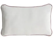 Dekokissen 3er Set PENTACE 30 x 50 cm 45 x 45 cm Baumwolle Rosa Ohne Muster_1040528